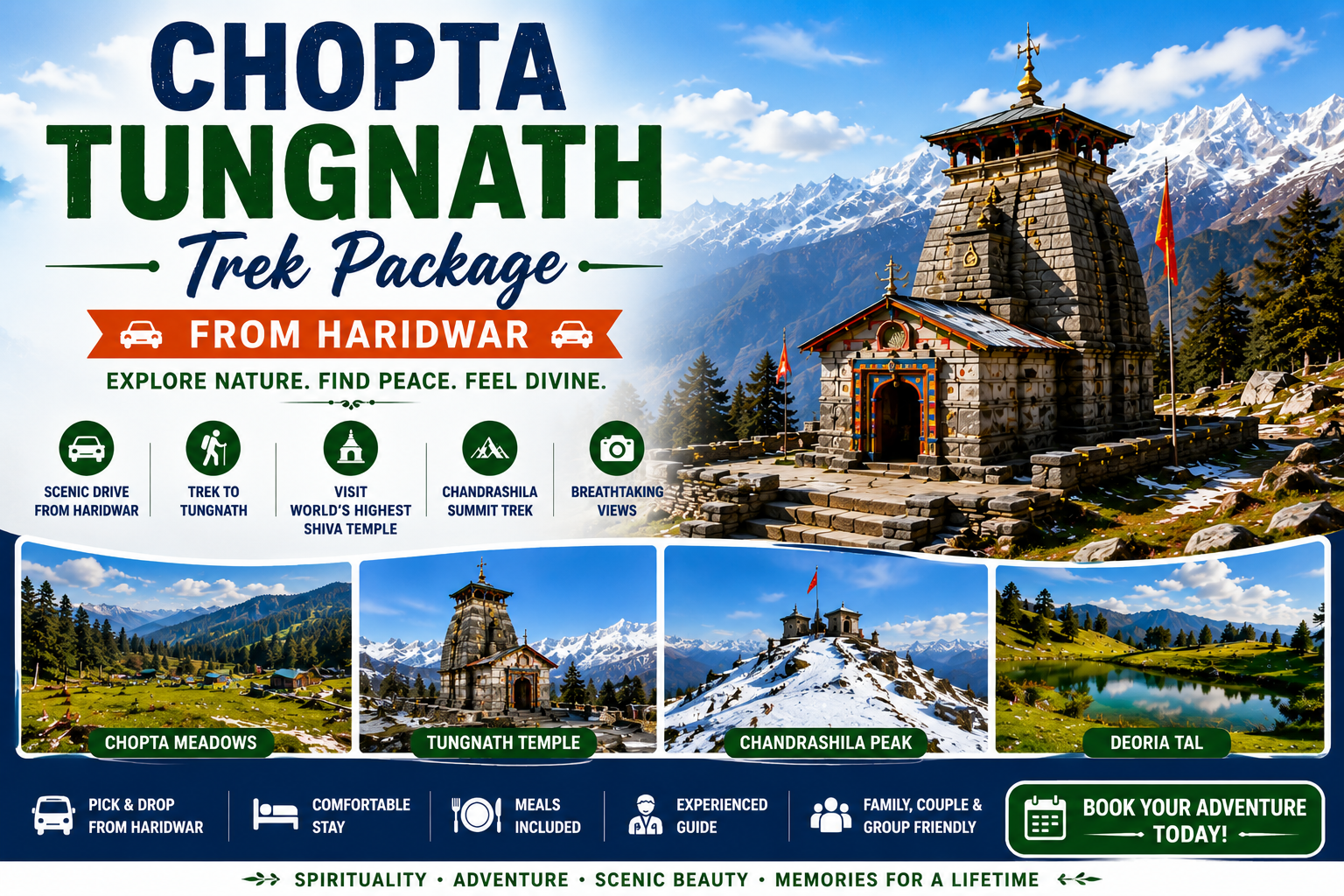 Chopta Tungnath Trek Package From Haridwar